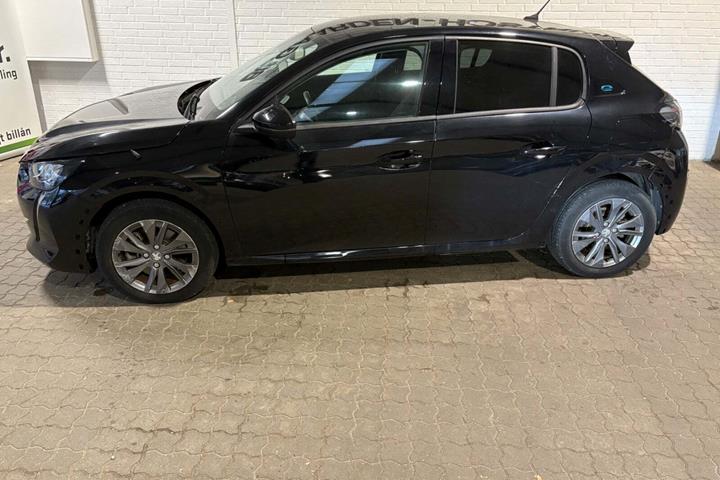 Sort Peugeot e-208 fra 2022