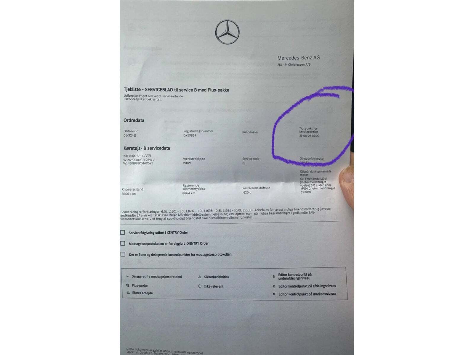 Sort Mercedes GLC300 de fra 2023