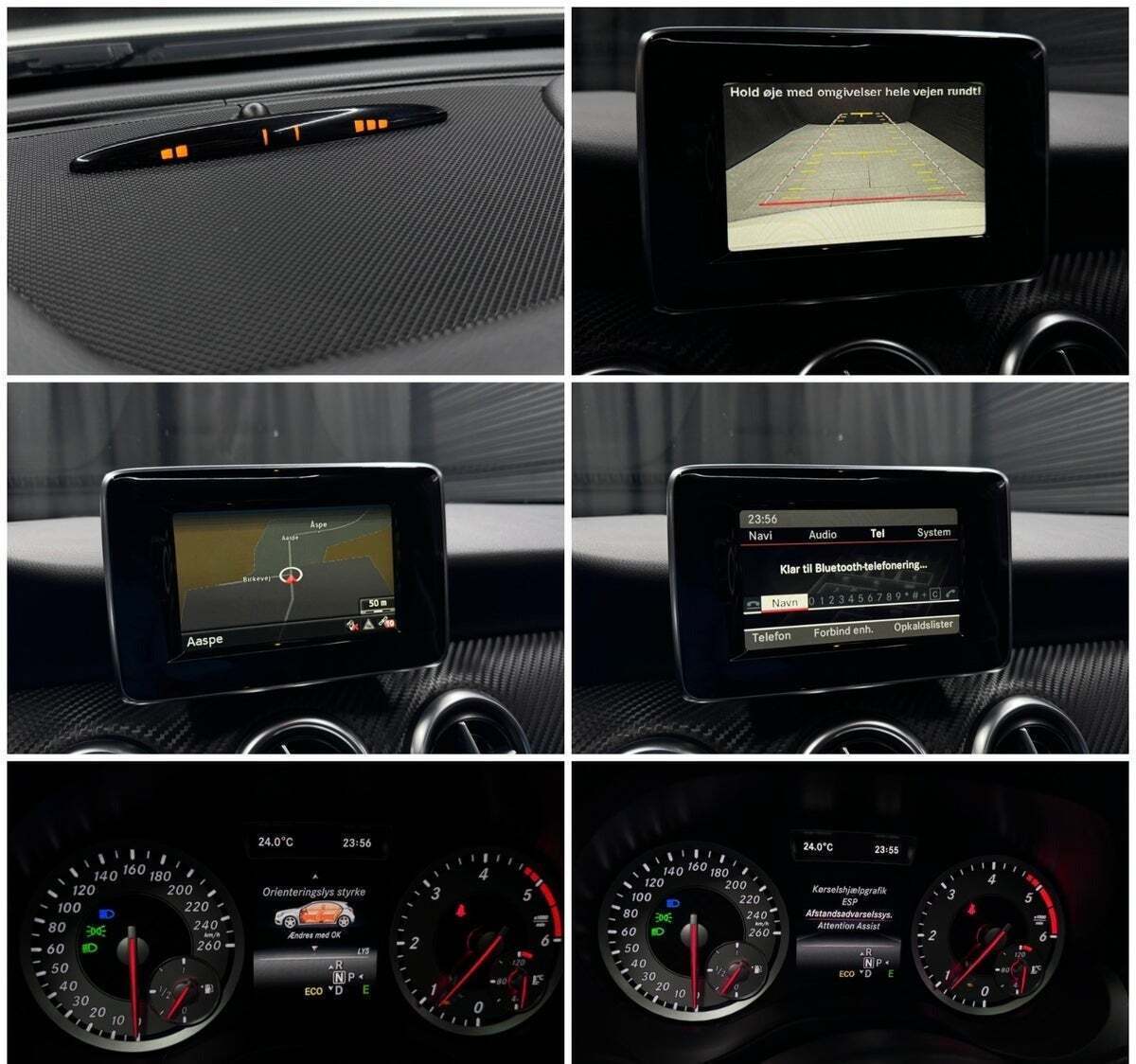 Hvid Mercedes A180 fra 2014