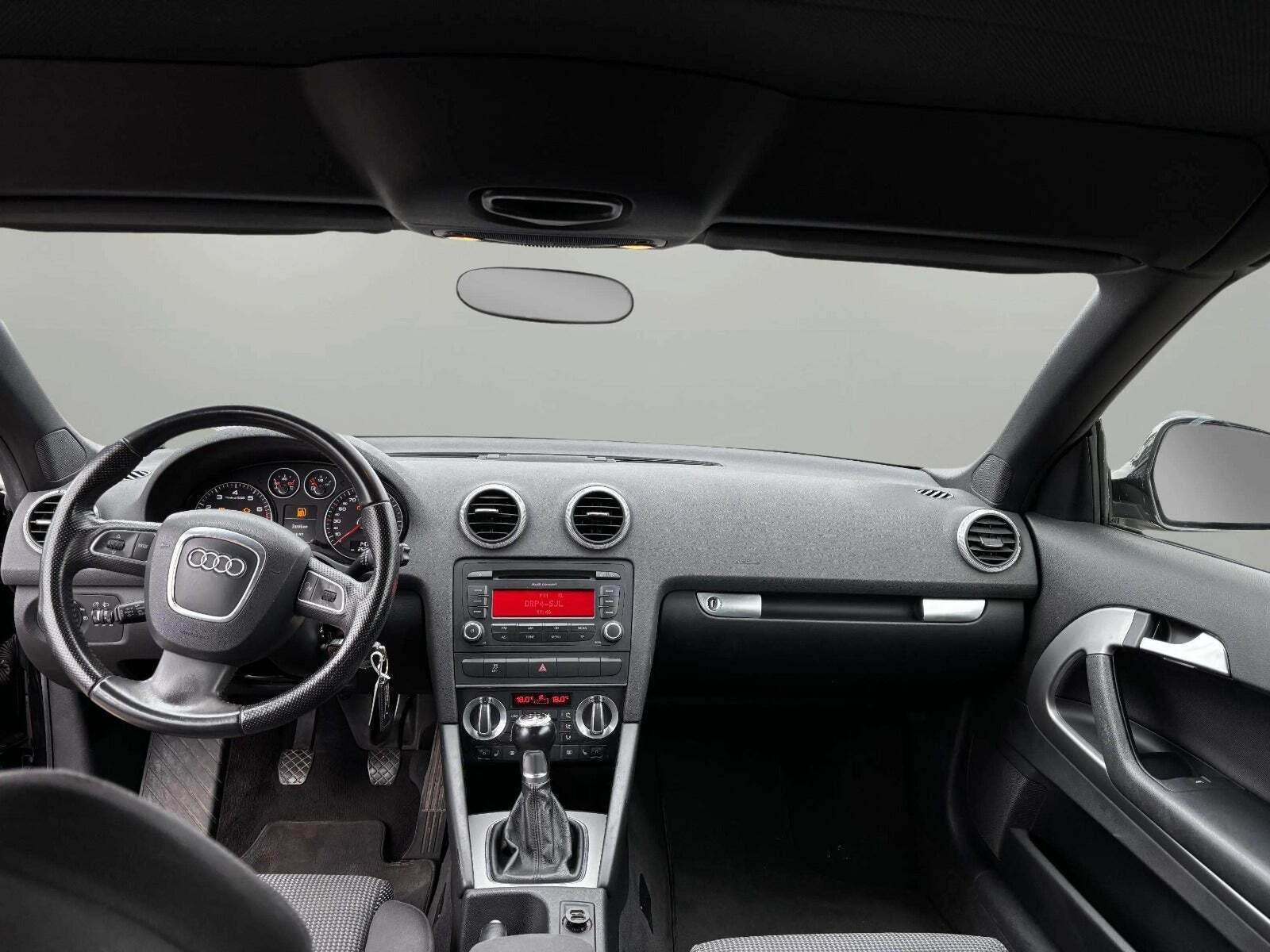 Sort Audi A3 fra 2010