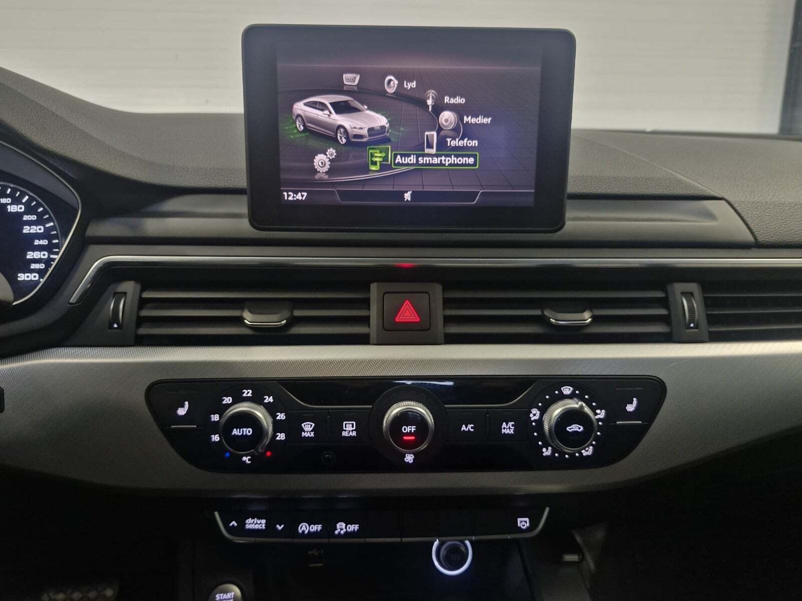 Hvid Audi A5 fra 2018