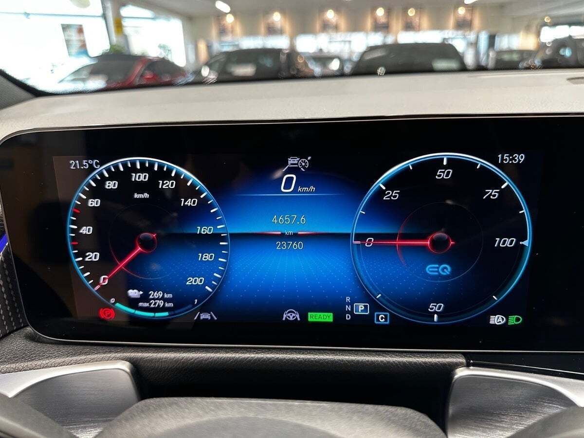 Sort Mercedes EQB350 fra 2023