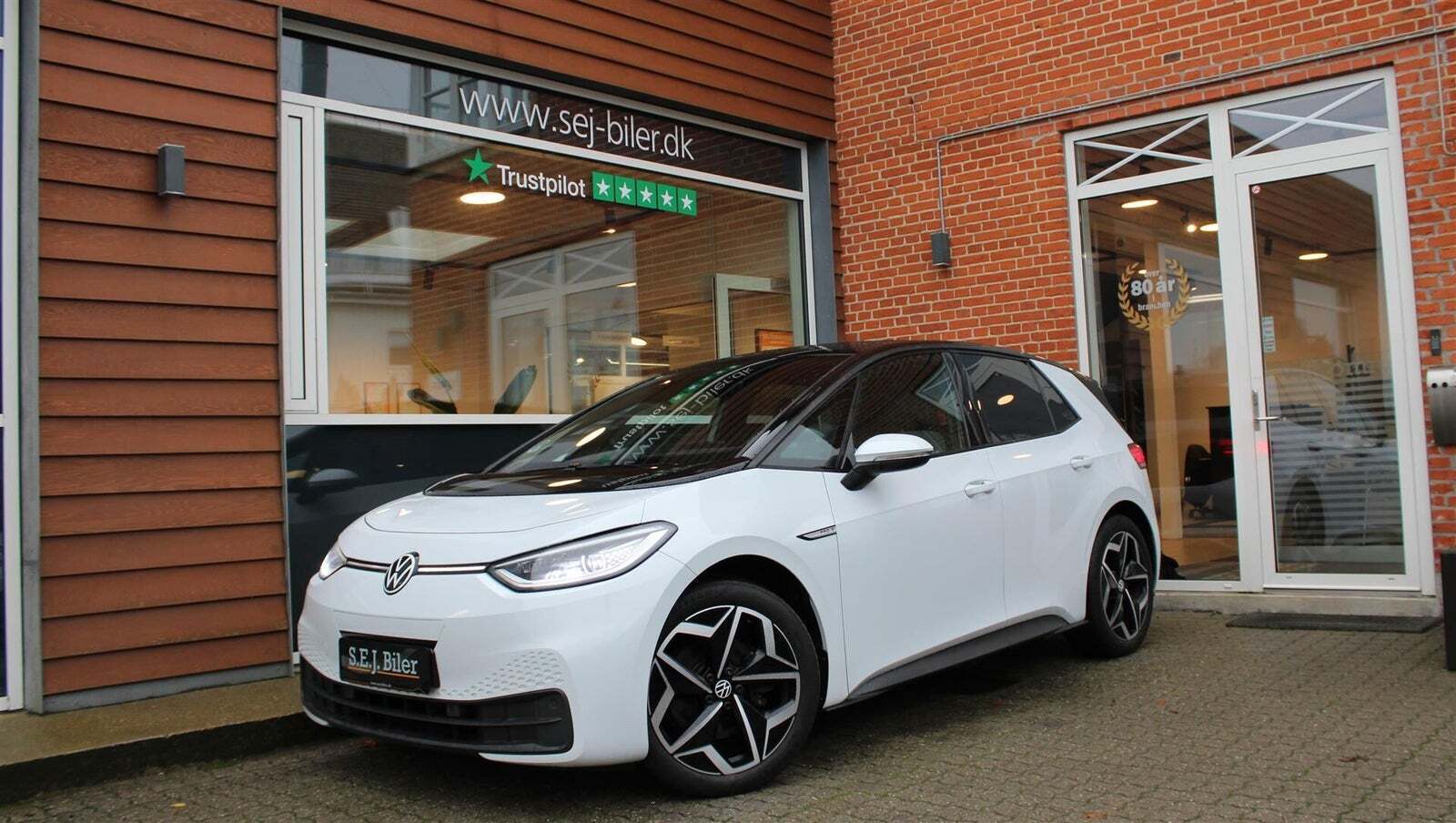 Hvid VW ID.3 fra 2021