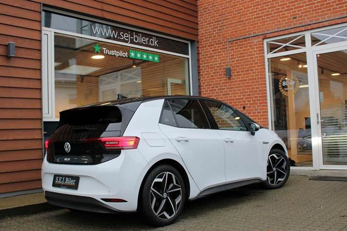 Hvid VW ID.3 fra 2021