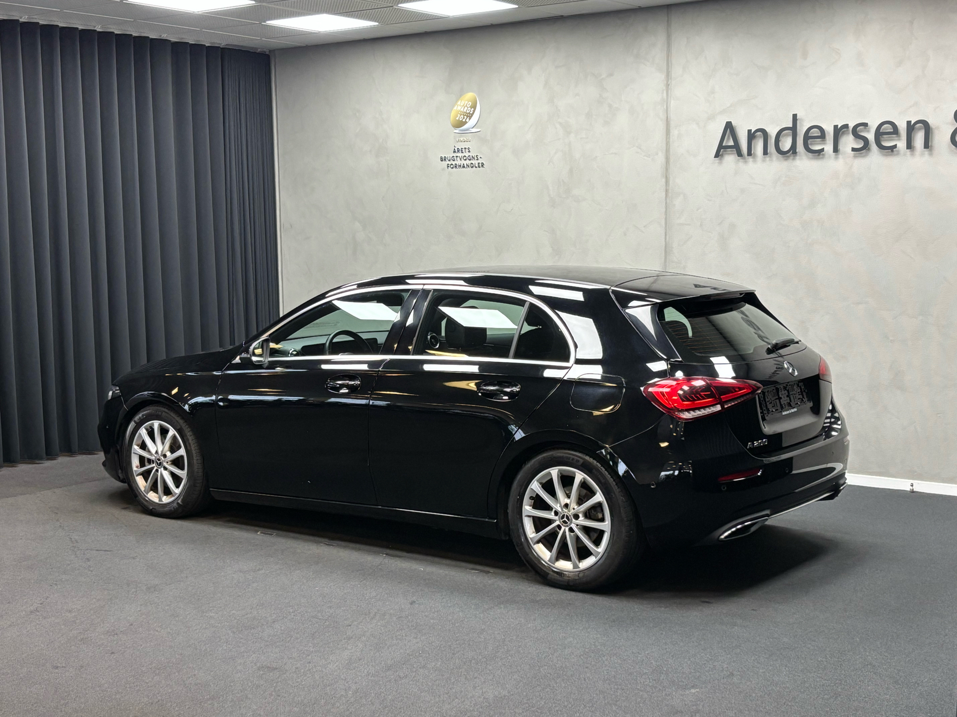 Sort Mercedes A200 fra 2018