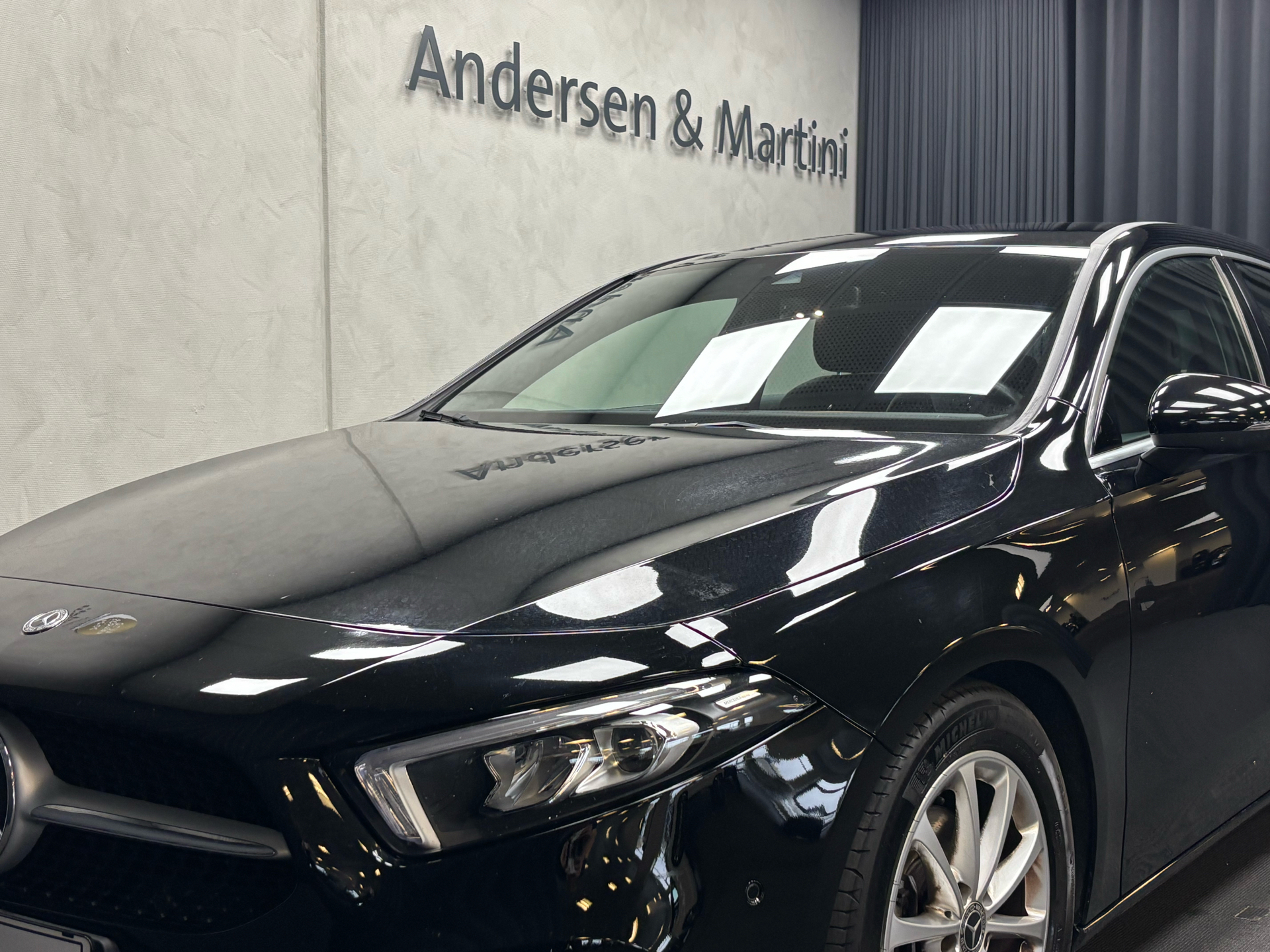 Sort Mercedes A200 fra 2018