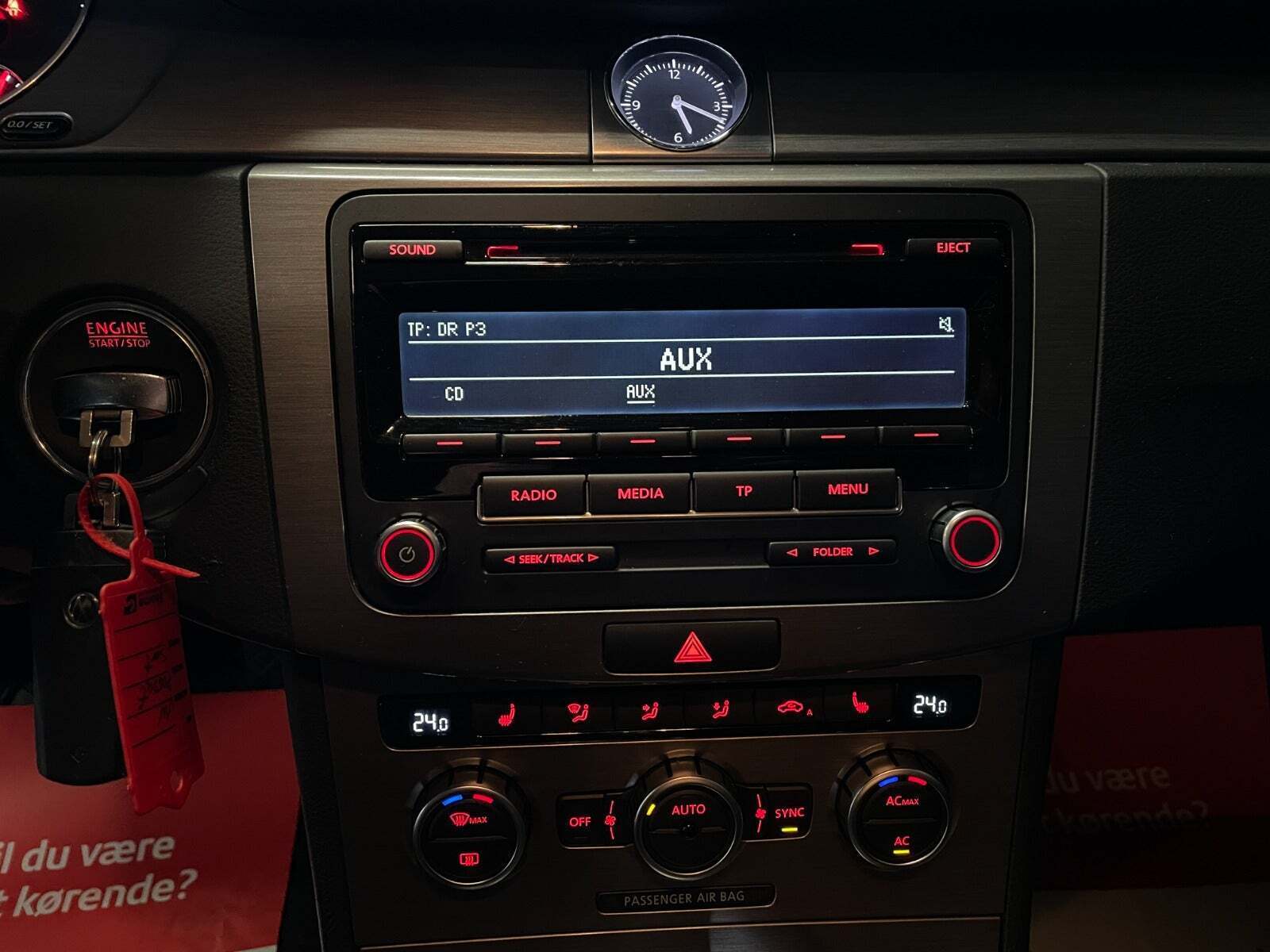 Sort VW Passat fra 2012