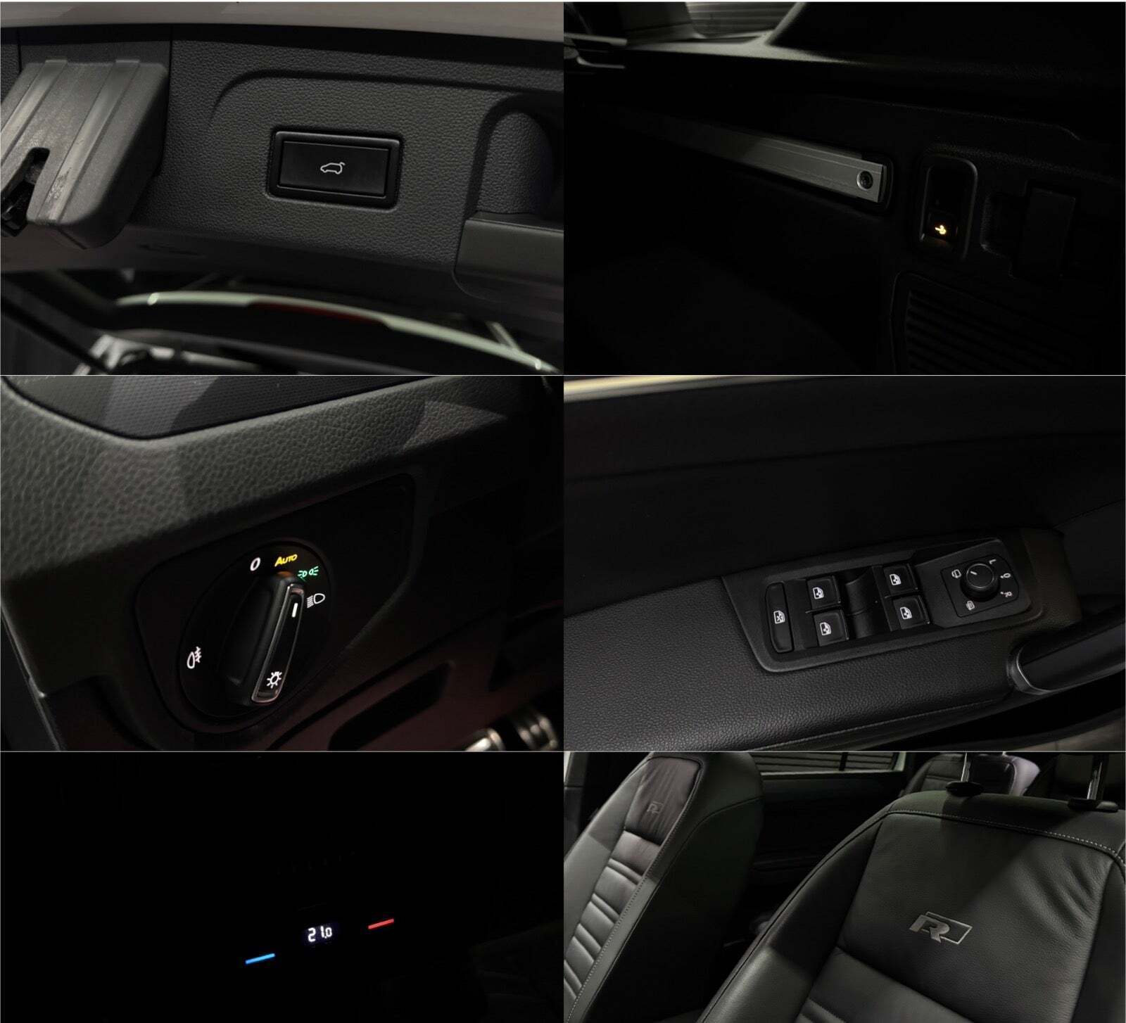 Hvid VW Touran fra 2021