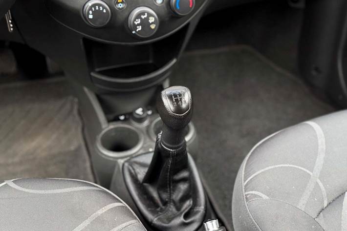 Grøn Chevrolet Spark fra 2012