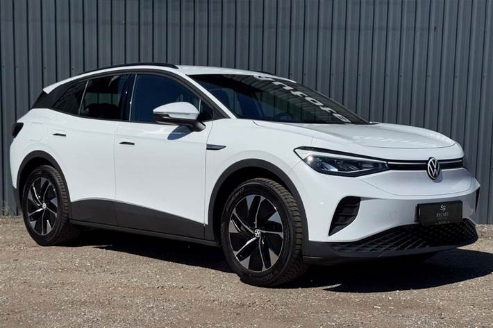 Hvid VW ID.4 fra 2023 set udefra
