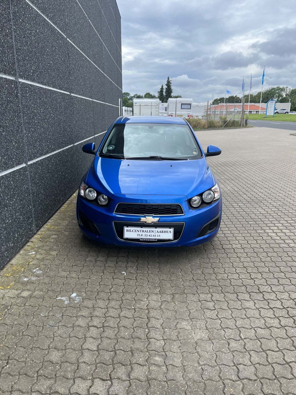 Blå Chevrolet Aveo fra 2012
