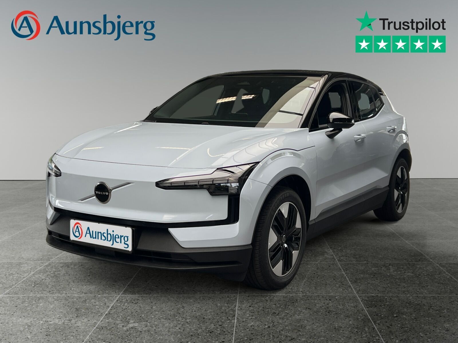 Blå Volvo EX30 fra 2025