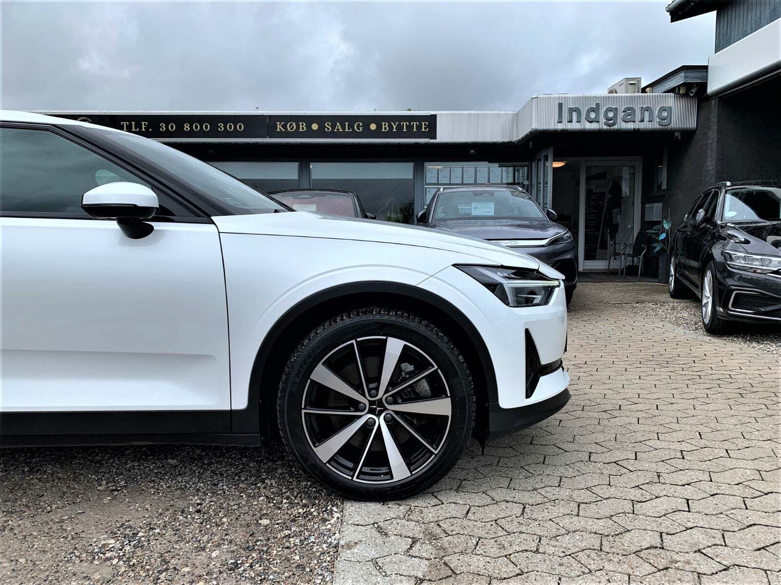 Hvid Polestar 2 fra 2021