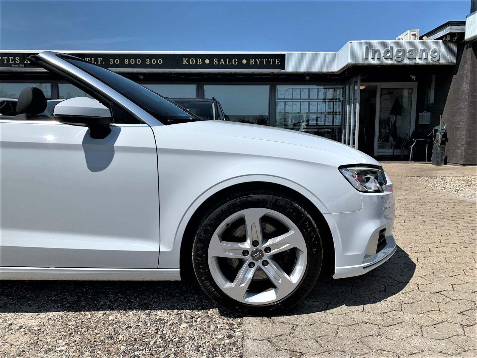 Hvid Audi A3 fra 2018