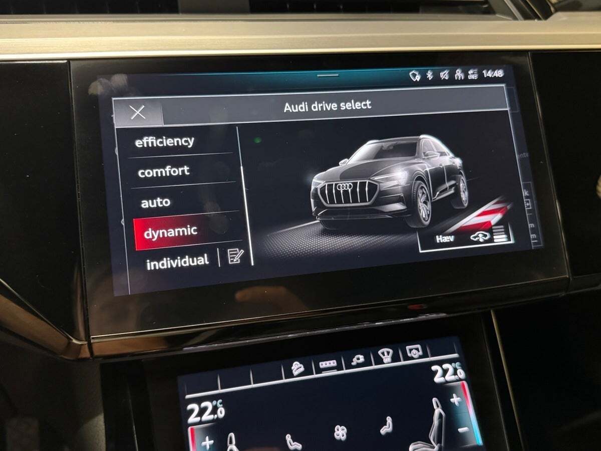 Grøn Audi e-tron fra 2022