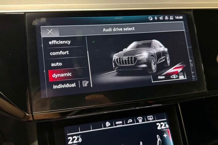 Grøn Audi e-tron fra 2022