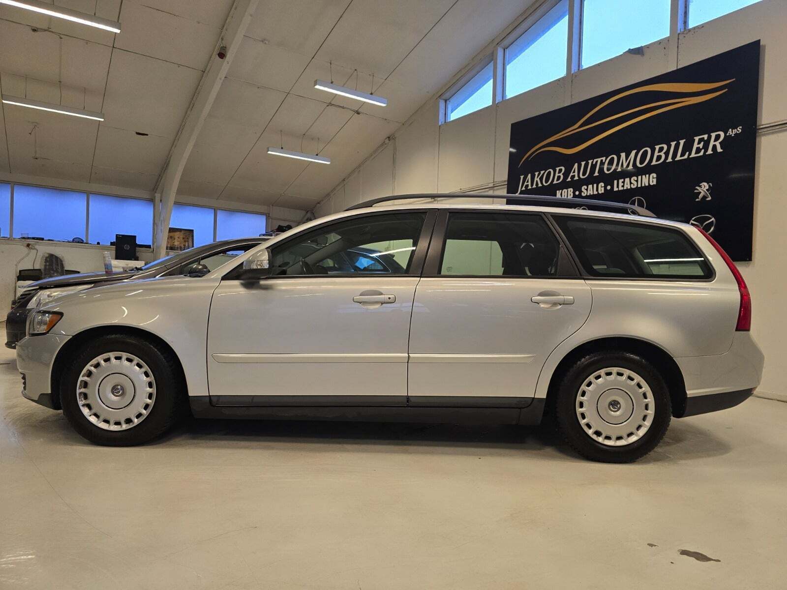Sølv Volvo V50 fra 2010
