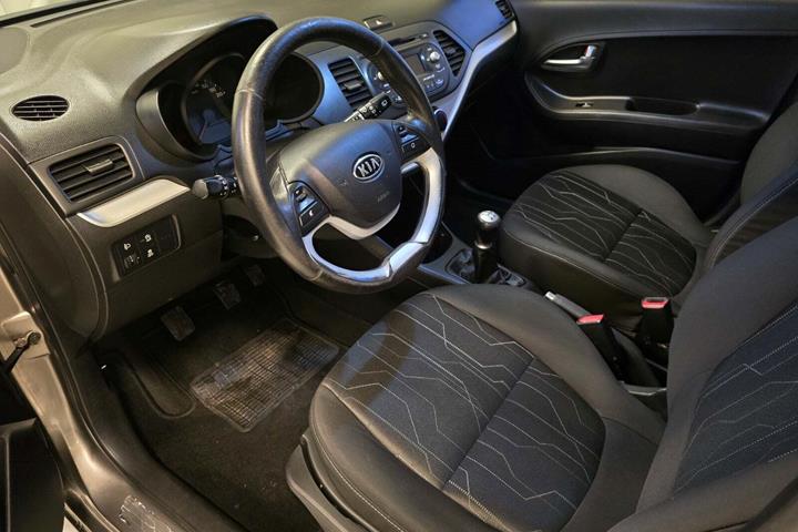 Grå Kia Picanto fra 2012