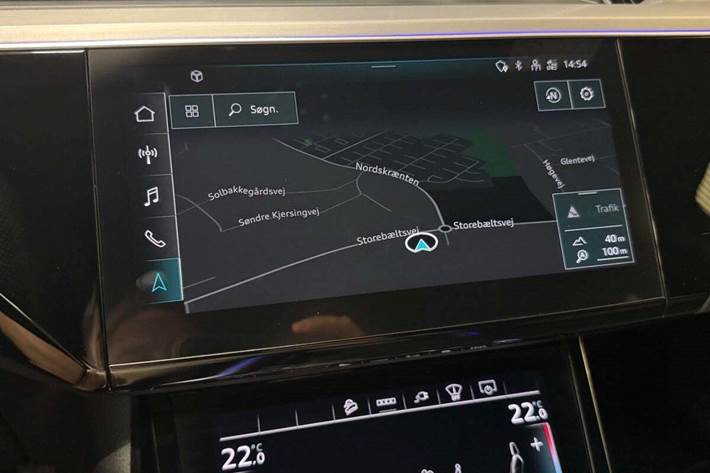 Sort Audi e-tron fra 2022