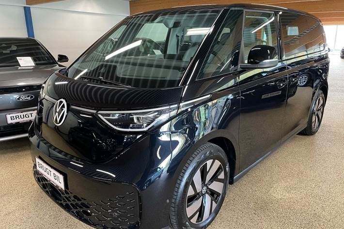 Sort VW ID.Buzz fra 2022 set udefra