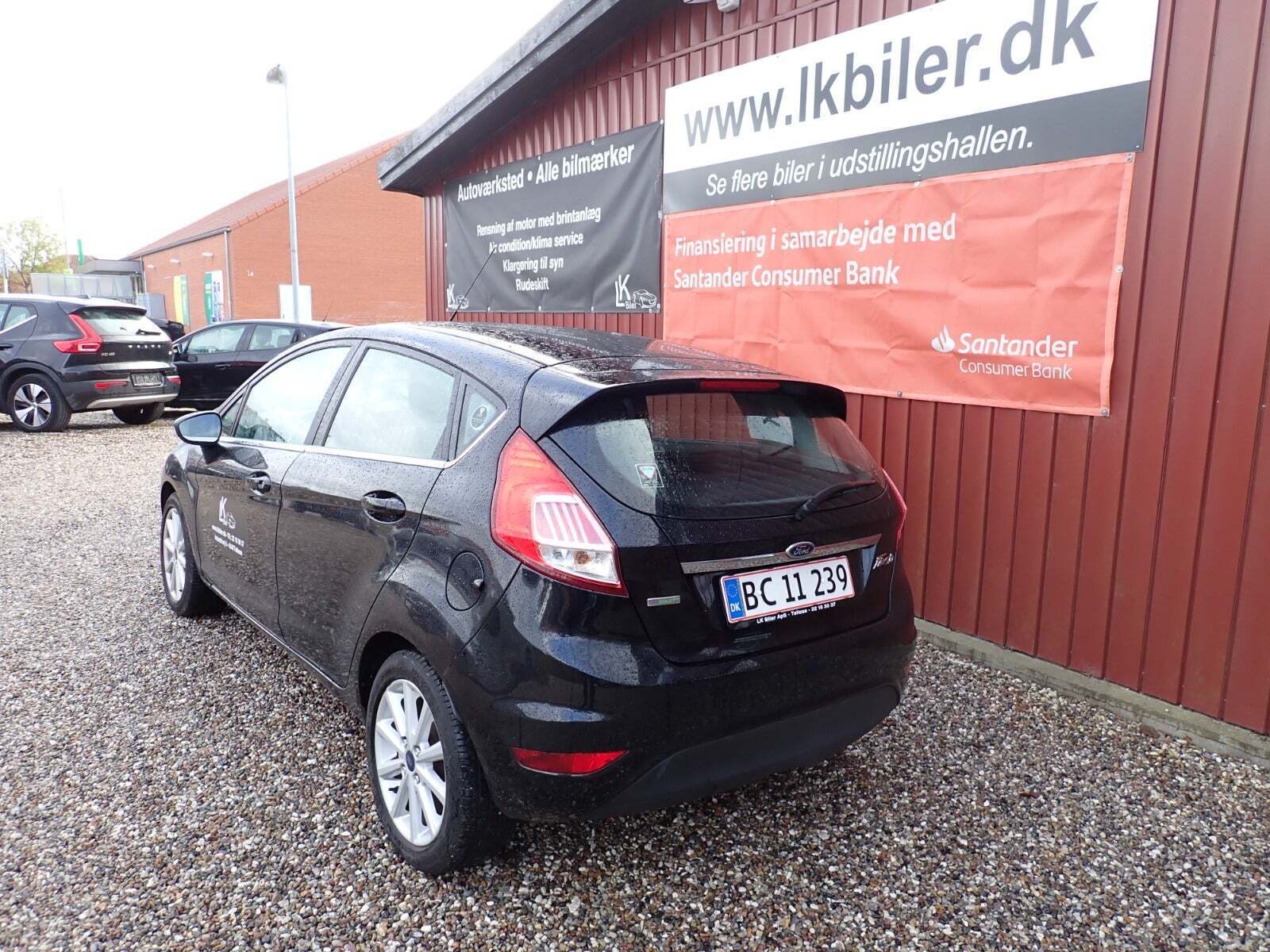 Sort Ford Fiesta fra 2015