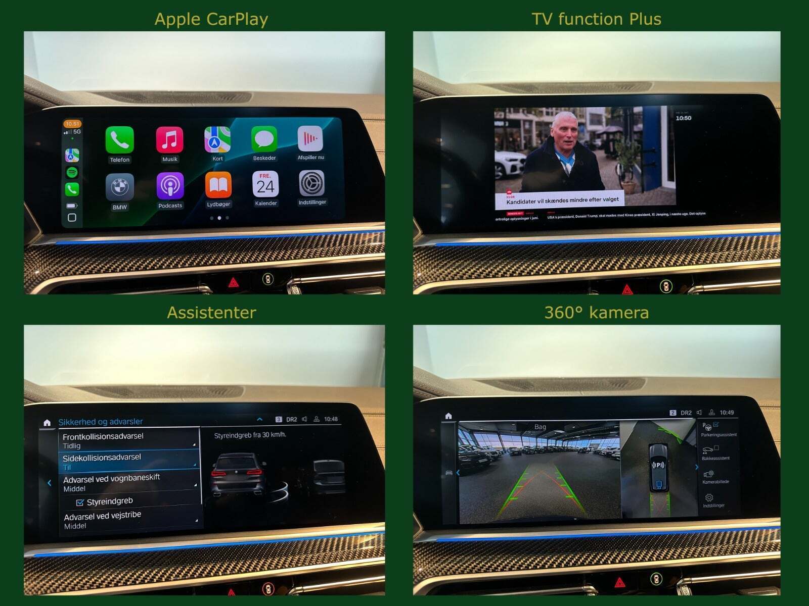 Grå BMW X5 fra 2021