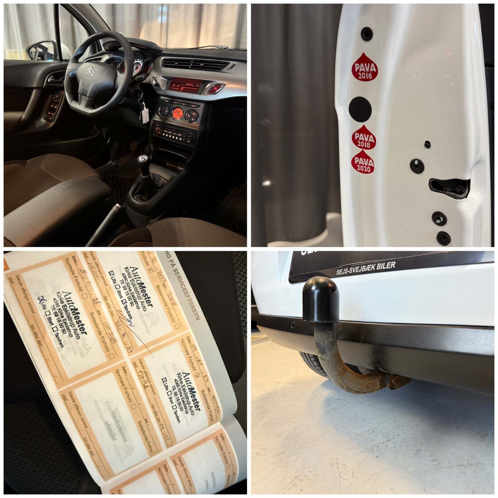 Hvid Citroën C3 fra 2016