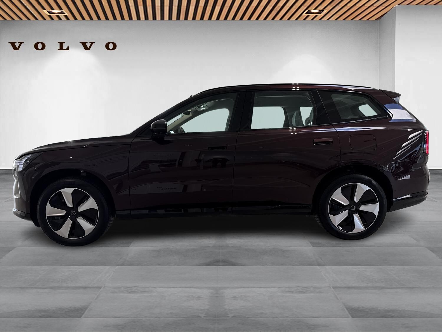 Rød Volvo EX90 fra 2025