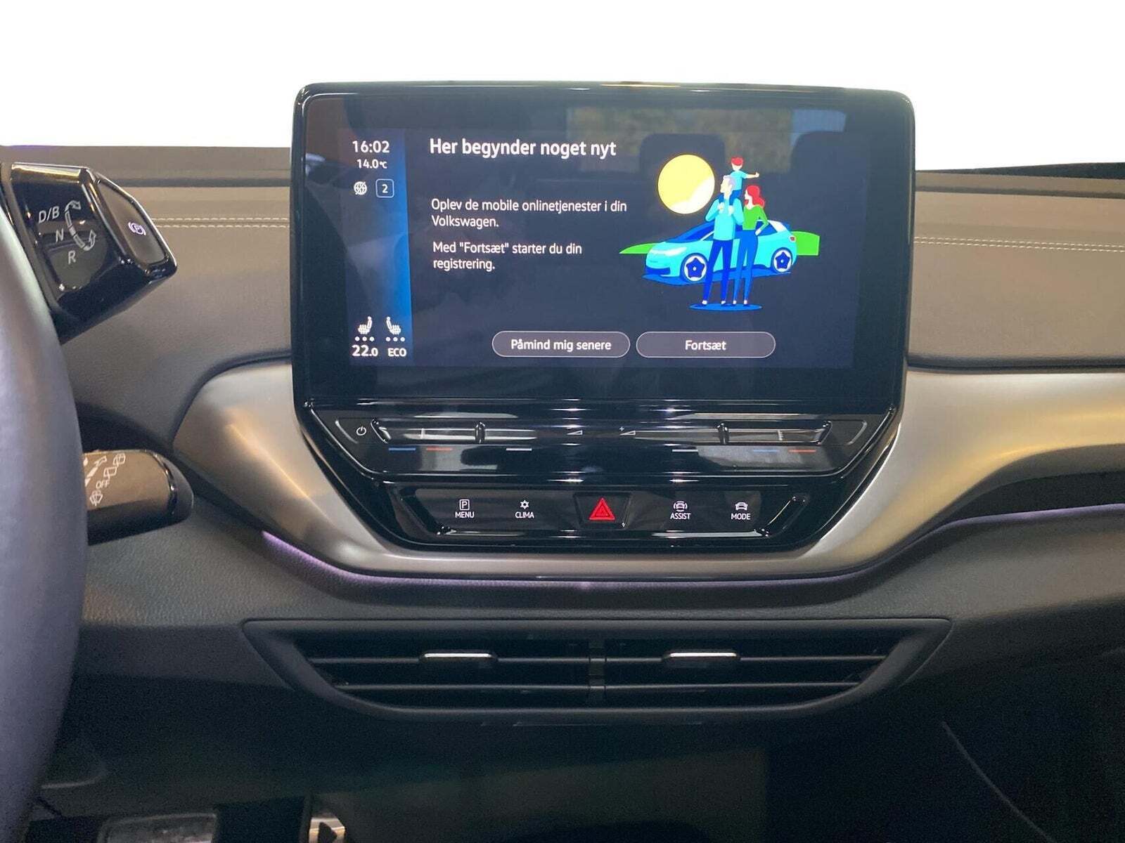 Blå VW ID.4 fra 2023