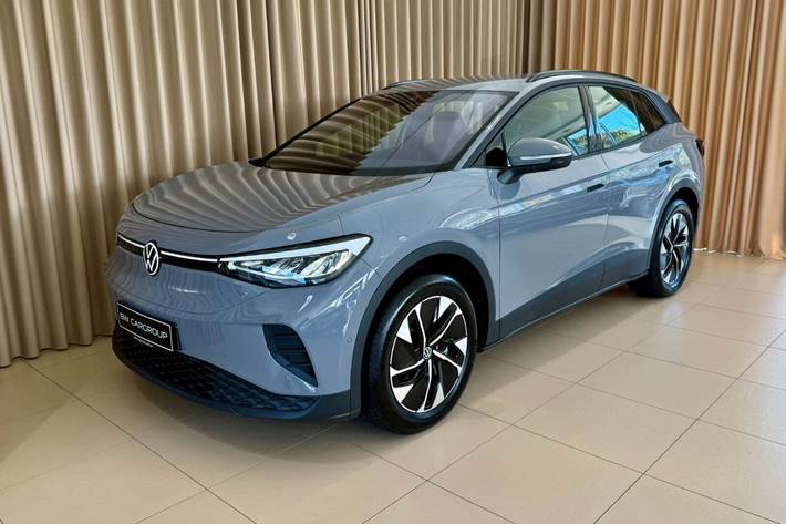 Grå VW ID.4 fra 2026 set udefra