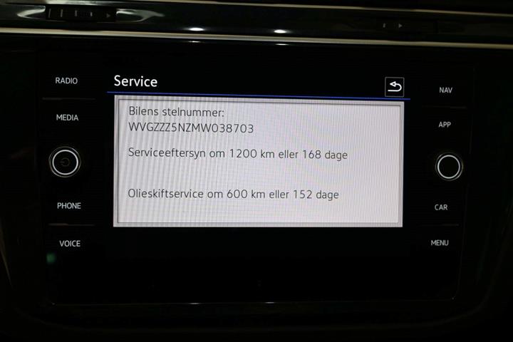 Grå VW Tiguan fra 2021