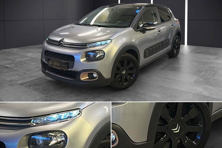 Grå Citroën C3 fra 2020 set udefra