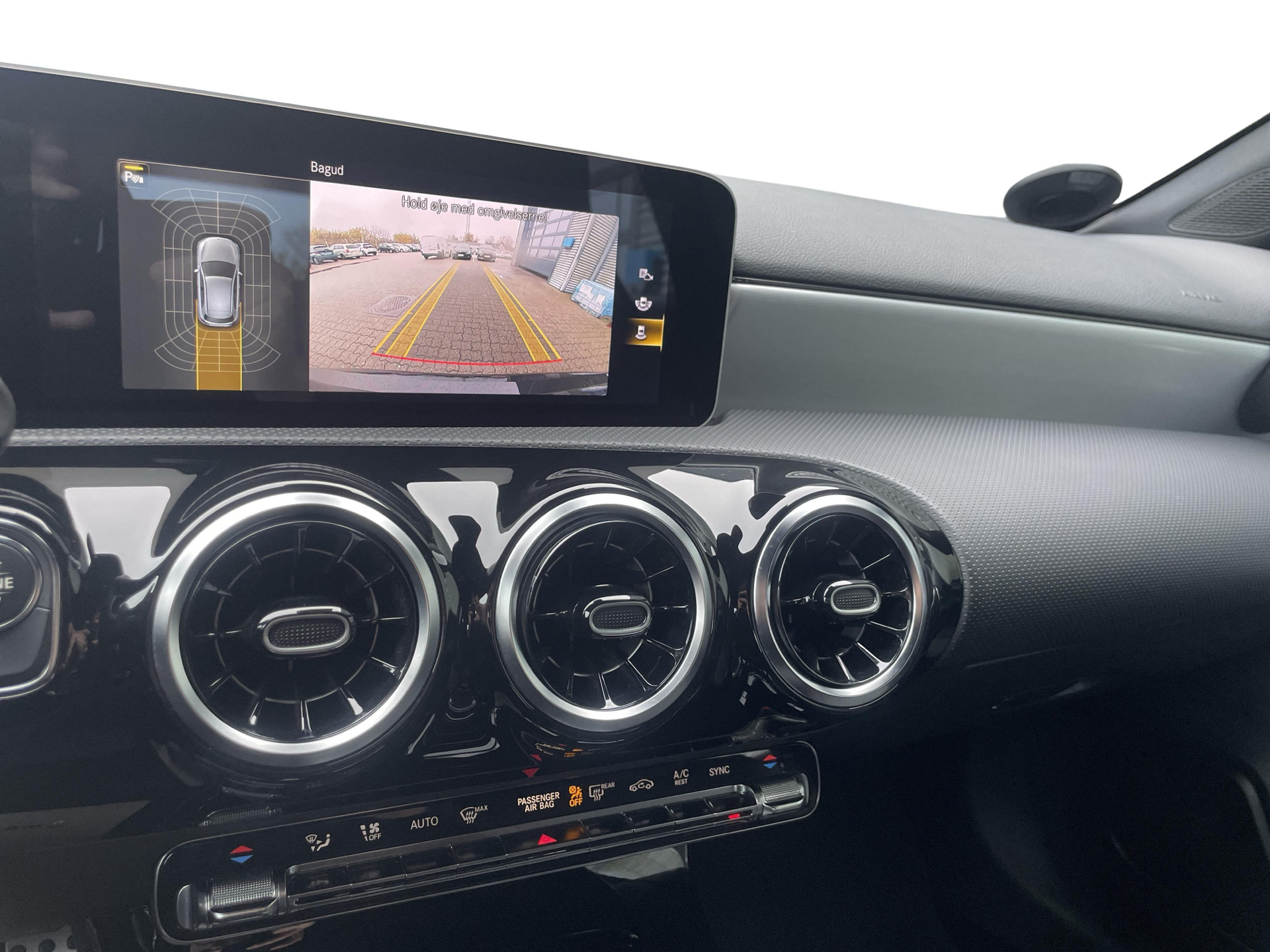 Sort Mercedes A200 fra 2019