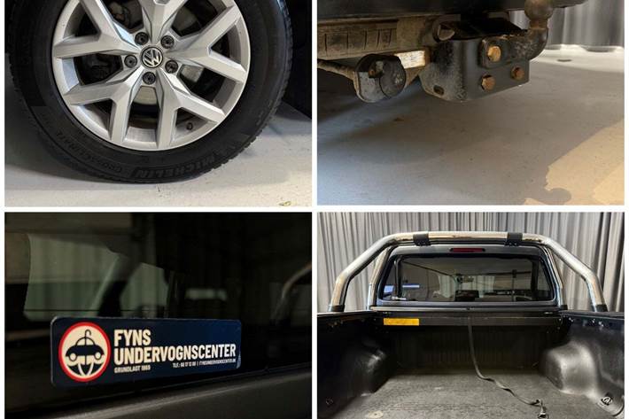 Grå VW Amarok fra 2017