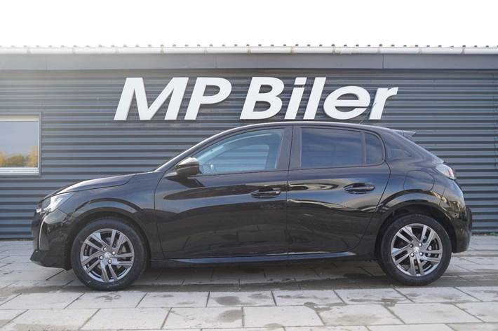 Sort Peugeot 208 fra 2021