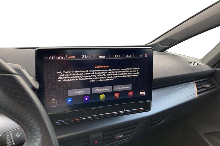 Blå Cupra Born fra 2022