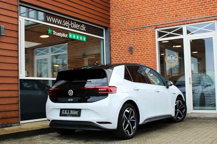 Hvid VW ID.3 fra 2021