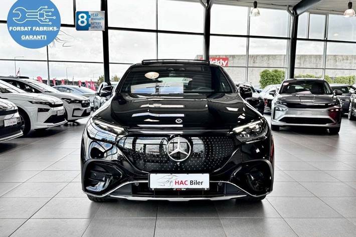 Sort Mercedes EQE350 SUV fra 2024