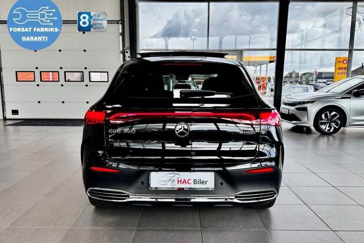 Sort Mercedes EQE350 SUV fra 2024