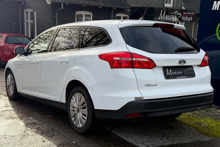 Hvid Ford Focus fra 2018