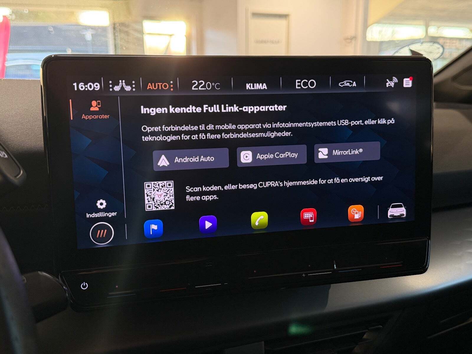 Blå Cupra Born fra 2022