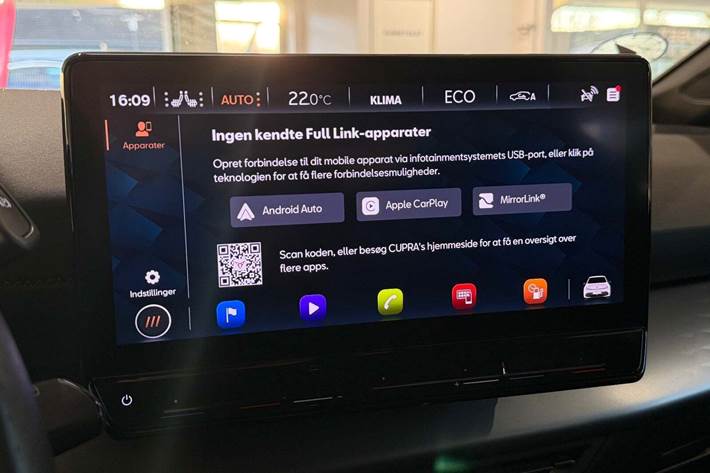 Blå Cupra Born fra 2022