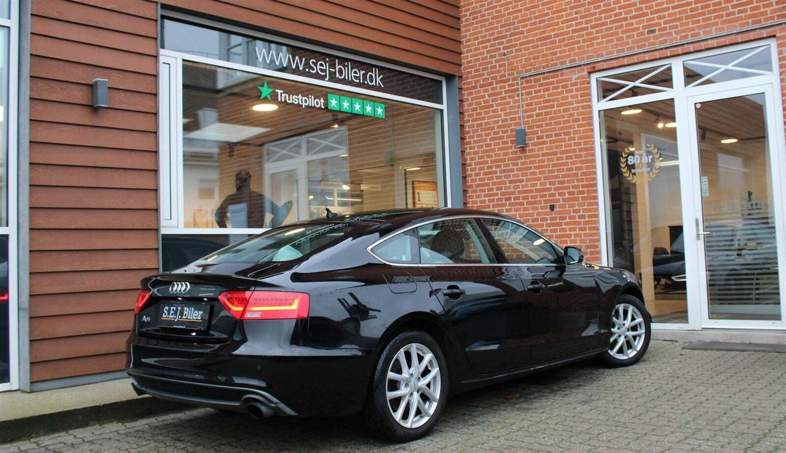 Sort Audi A5 fra 2016