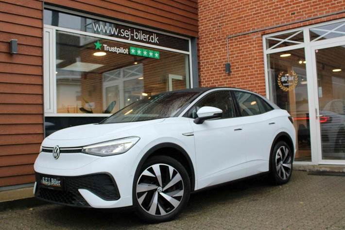 Hvid VW ID.5 fra 2022 set udefra