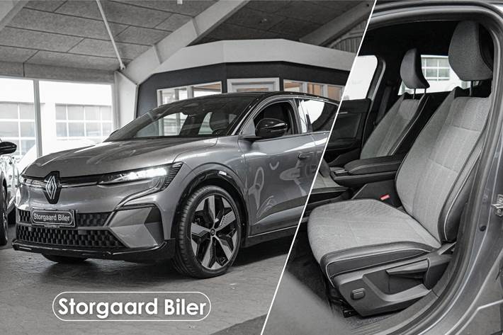 Grå Renault Megane E-Tech fra 2024