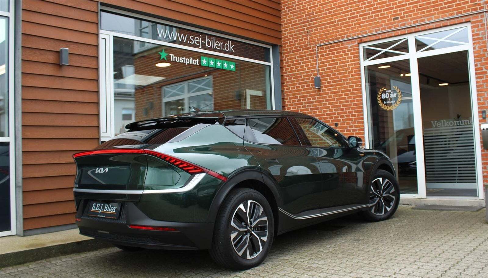 Grøn Kia EV6 fra 2023