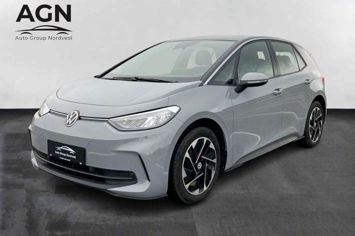 Grå VW ID.3 fra 2024 set udefra