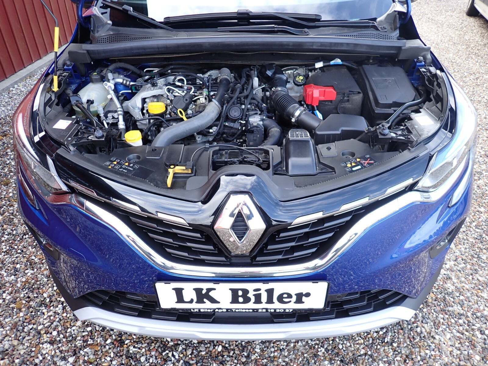 Blå Renault Captur fra 2020