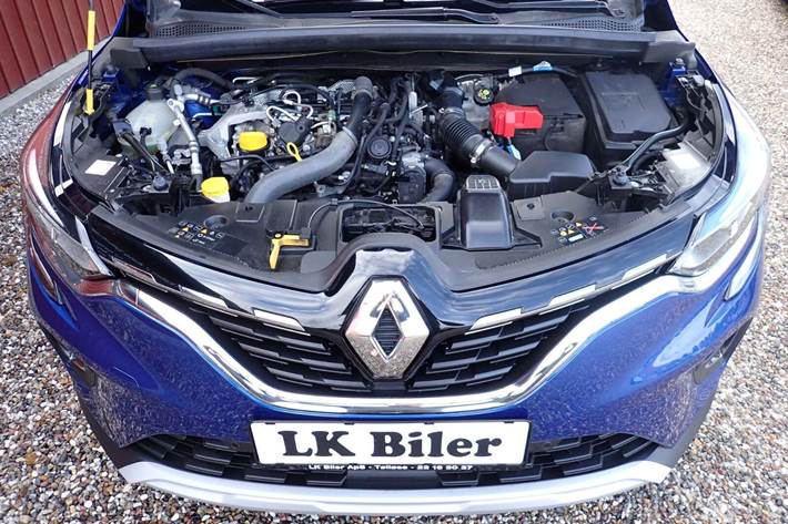 Blå Renault Captur fra 2020