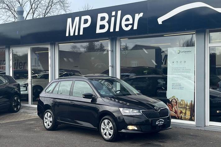Sort Skoda Fabia fra 2021